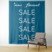 Haljaarlijkse Uitverkoop Retail Banner Aangepaste  Wandkleed (In situ)