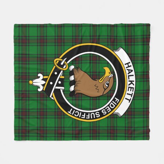 Halkett Tartan Plaid Fleece Deken (Voorkant (Horizontaal))