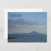 Halkidiki Griekenland (Voorkant / Achterkant)