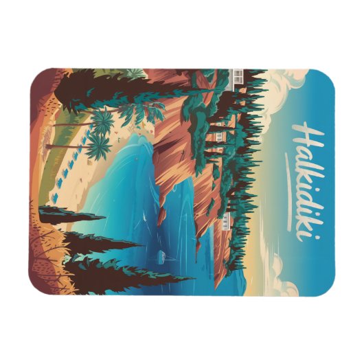 Halkidiki Magneet (Horizontaal)