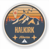 Halkirk, Alberta Sticker (Voorkant)