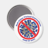 Hall China No Covid Magnet (Voorkant / Achterkant)