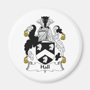 Hall Family Crest Magneet