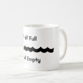 Hall Full Half Empty Koffiemok (Voorkant rechts)