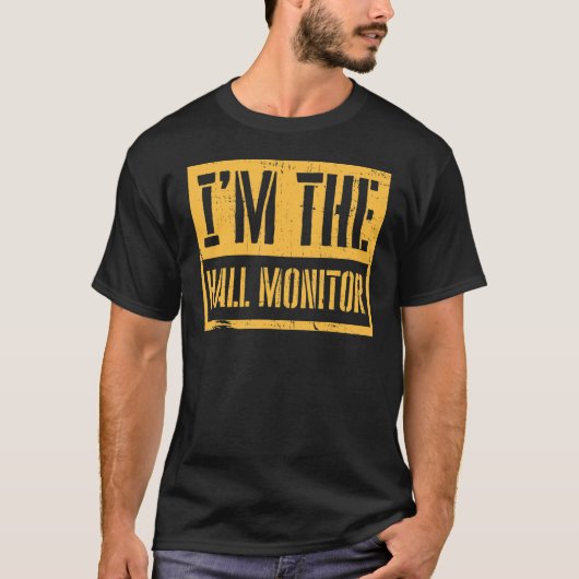 Hall Monitor Back To School Student 1 T-shirt (Voorkant)