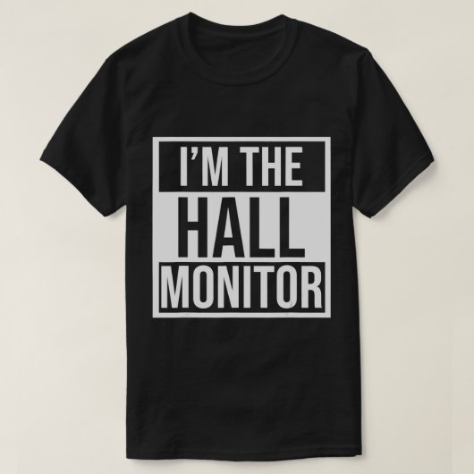 Hall Monitor Gift Back to School Student T-Shirt (Design voorkant)