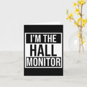 Hall Monitor Gift Byck aan schoolstudent Kaart (Gele Bloem)