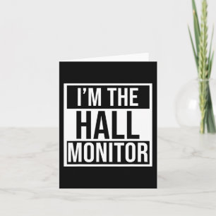 Hall Monitor Gift Terug naar School Student Kaart