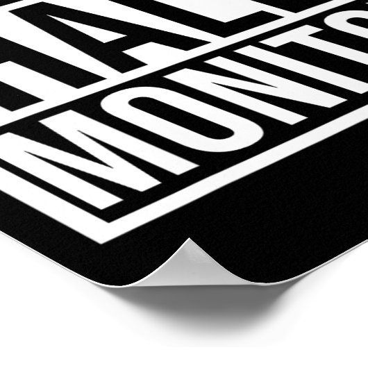 Hall Monitor Gift Terug naar School Student Poster (Hoek)