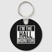 Hall Monitor Gift Terug naar School Student Sleutelhanger (Achterkant)