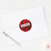 Hall of Flame II Sjabloon Ronde Sticker (Envelop)