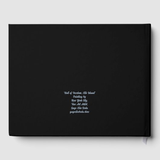 Hall of Freedom, Ellis Island Gastenboek (Achterkant)