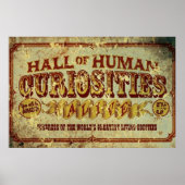 Hall of Human Curiosities Poster (Voorkant)