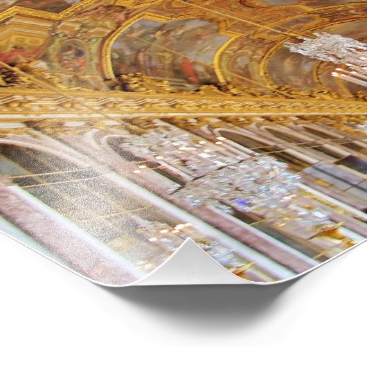 Hall of Mirrors, Versailles Foto Afdruk (Hoek)
