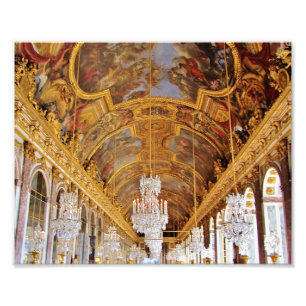 Hall of Mirrors, Versailles Foto Afdruk