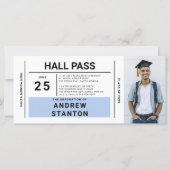 Hall Pass Afstudeerder Party Blue High School Uitn (Voorkant)