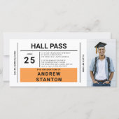 Hall Pass Afstudeerder Party Oranje High School Ui (Voorkant)