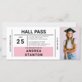 Hall Pass Afstudeerder Party Roze High School Uitn (Voorkant)
