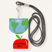 Hall Pass Persoonlijk Badge (Achterkant met draagriem)