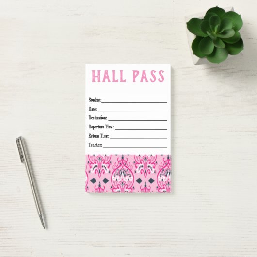Hall Pass Post-it® Notes (Kantoor)