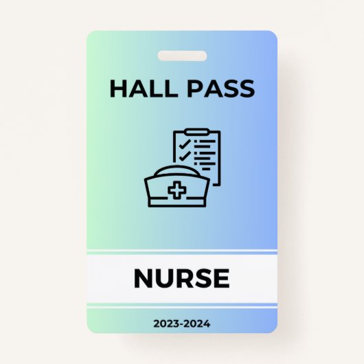Hall Pass - Verpleegkundige Badge (Voorkant)