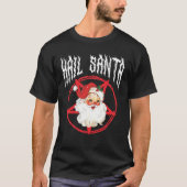 Hall Santa kerstmis T-shirt (Voorkant)