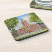 HALL - THOMPSON HALL WATERVERF DURHAM NH BIER ONDERZETTER (Linkerzijde)