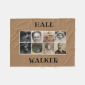 HALL WALKER BROWN FLEECE Blanket (Voorkant (Horizontaal))