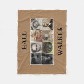 HALL WALKER BROWN FLEECE Blanket Deken (Voorkant)