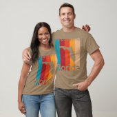 Hallandale Beach Florida Retro 80s grappig T-shirt (Unisex)