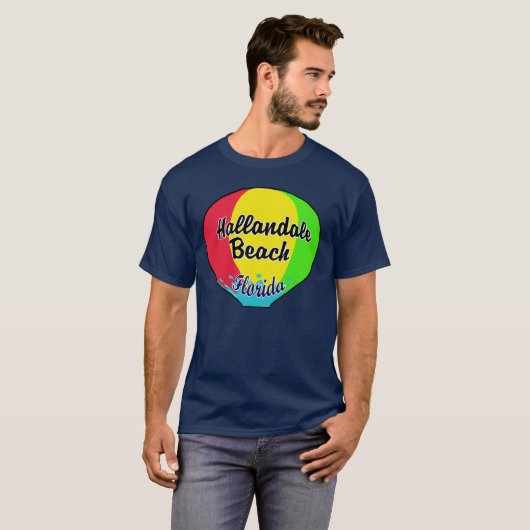 Hallandale Beach Water Sphere Shirt (Voorkant volledig)