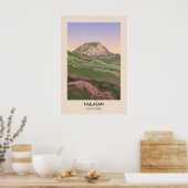 Hallasan Zuid-Korea Reisposter Poster (Keuken)