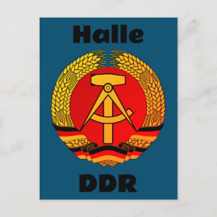 Halle, Deutsche Demokratische Republik - DDR Briefkaart