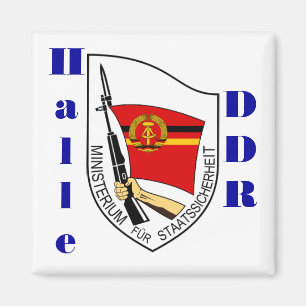 Halle, Duitsland Stasi Magnet DDR