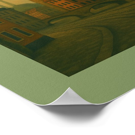 Halle Germany City Art Poster (Hoek)