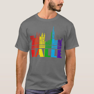 Halle Pride Halle LGBT Gift LGBTQ Supporter T-shir T-shirt