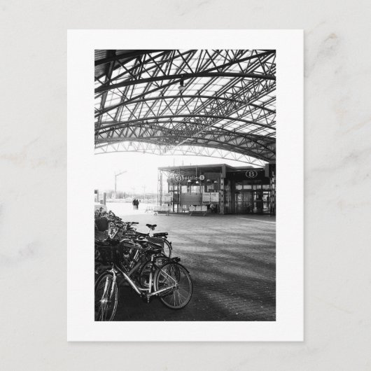 Halle Train Station, Belgium Feestdagenkaart (Voorkant)