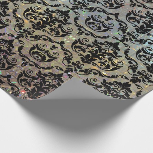 Halleesham Elegant Large Damask 15 ft Cadeaupapier (Hoek)