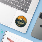 Hällefors, Zweden Sverige Sticker (Laptop met iPhone)