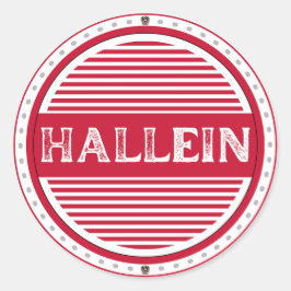 Hallein City Pride Embleem – Oostenrijkse identite Ronde Sticker