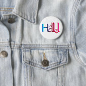 Hallel.png Ronde Button 5,7 Cm (In situ)