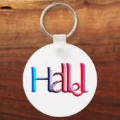 Hallel.png Sleutelhanger (Voorkant)