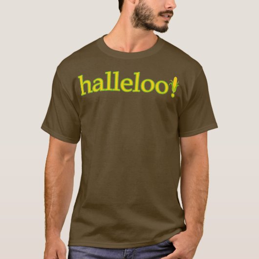 Halleloo Corn Queen - Funny Drag Queen Premium T-shirt (Voorkant)