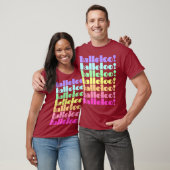 Halleloo Rainbow Pastel Esthetische Pride Retro T-shirt (Unisex)