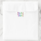 Hallelu Yah! (regenboog) Ster Sticker (Tas)