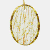 Halleluiah Angel in Glas in lood Keramisch Ornament (Achterkant)