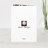 Halleluja, onze Verlosser is geboren met Kerstmis Feestdagen Kaart (Achterkant)