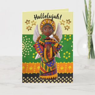 Halleluja, onze Verlosser is geboren met Kerstmis Feestdagen Kaart