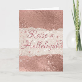 Halleluja opvoeden Christus is geboren Kerstmis Feestdagen Kaart