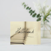 Hallelujah Briefkaart (Staand voorkant)